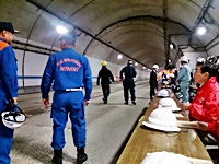 箕面トンネル（箕面有料道路）の防災訓練